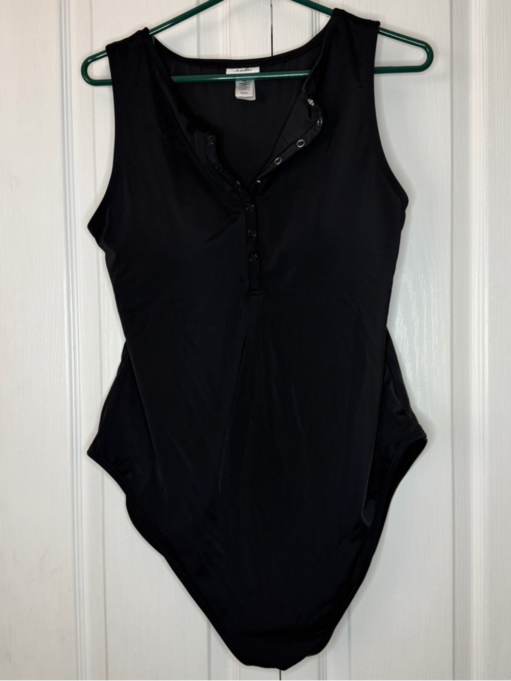 Andie Black Malibu one piece core minimalist swimsuit Beach Resort XXL